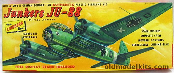 Lindberg 1/64 Junkers JU-88 - BAGGED, 545 plastic model kit